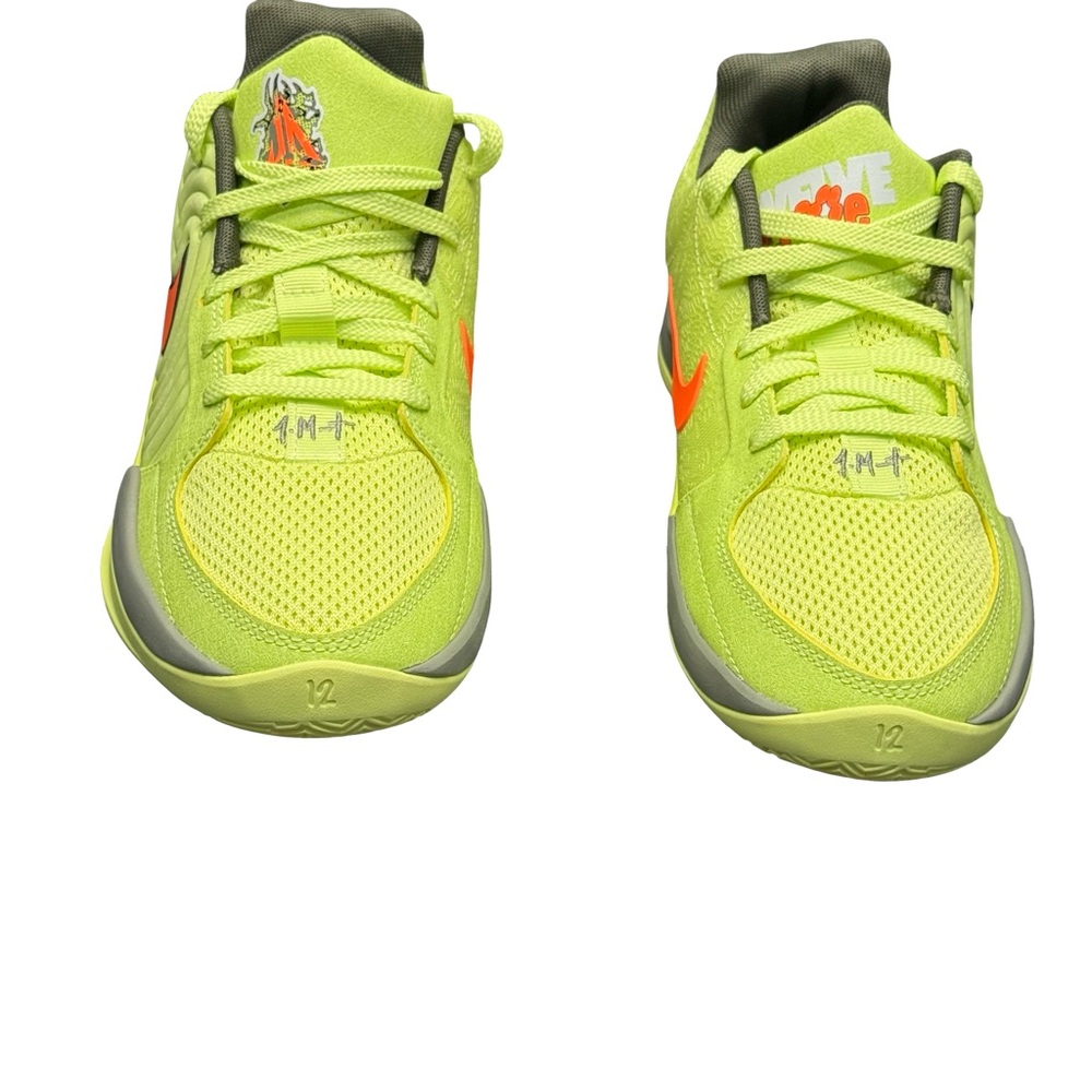 Nike Ja 2 Twelve Time Youth 6.5Y Yellow Orange Basketball Sneakers - Picture 4 of 9